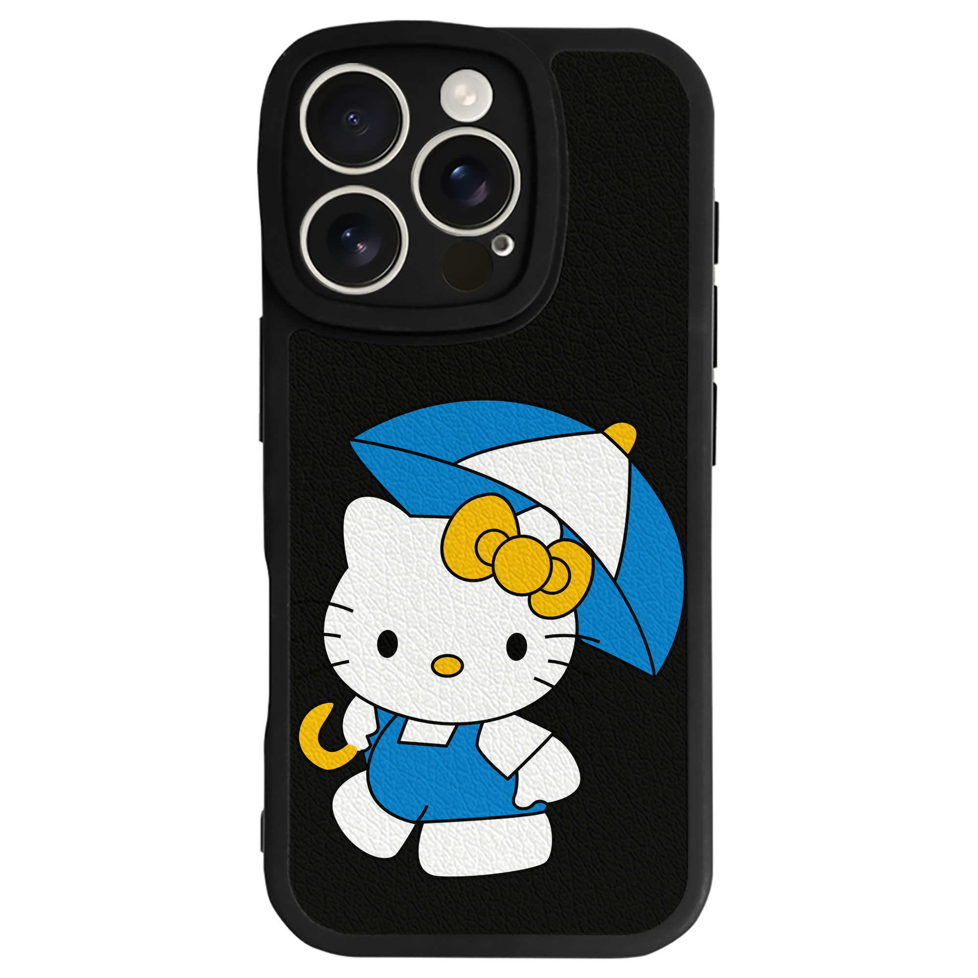 （画像用） Hello Kitty ハローキティ 【iPhone 16シリーズ対応】シリコンスマホケース（レザー調） 材質：シリコン